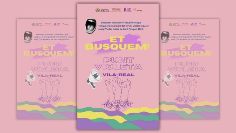 Vila-real activa els Punts Violeta per a les festes de Sant Pasqual amb la crida a voluntariat