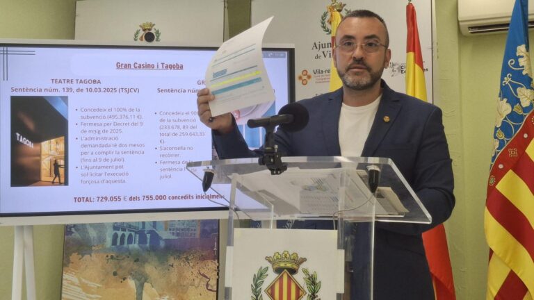 El TSJ dona la raó a Vila-real i obliga la Generalitat a pagar la subvenció del Gran Casino i Tagoba