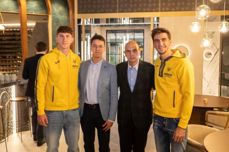 El Villarreal CF i Porcelanosa reafirmen la seva col·laboració a la Mostra Internacional