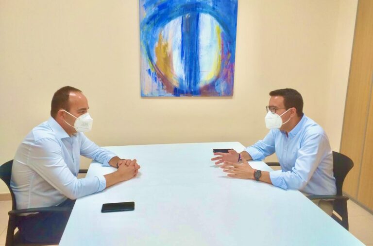 Casabó es reuneix amb el portaveu de Ciutadans per tractar l’actualitat de Vila-real