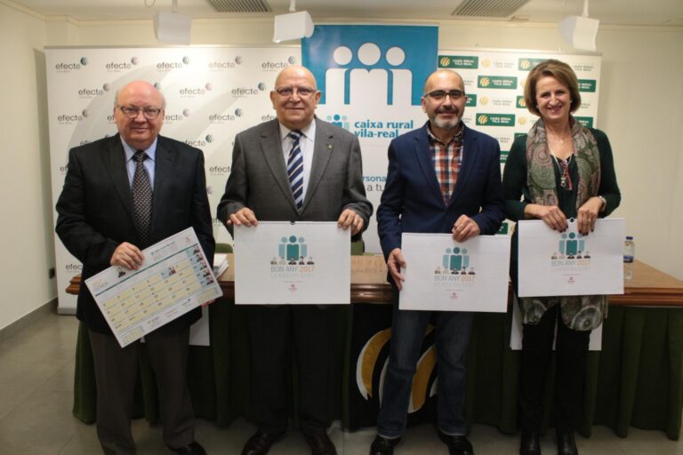 La Fundació Caixa Rural Vila-real presenta el seu calendari solidari de 2017