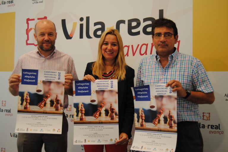 El Campionat d'Escacs provincial individual es disputarà a Vila-real