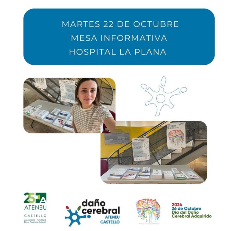 Èxit a la taula informativa de l’Ateneu Castelló a l’Hospital La Plana