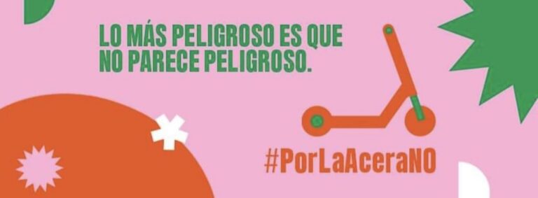 La vorera, espai exclusiu per als vianants mentre els patinets han de circular per la calçada