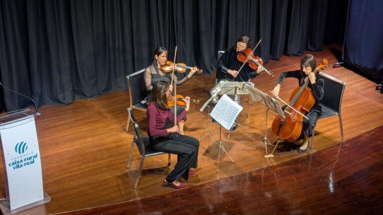 El quartet Som Acord enamora amb la seua delicadesa i professionalitat aquest cap de setmana