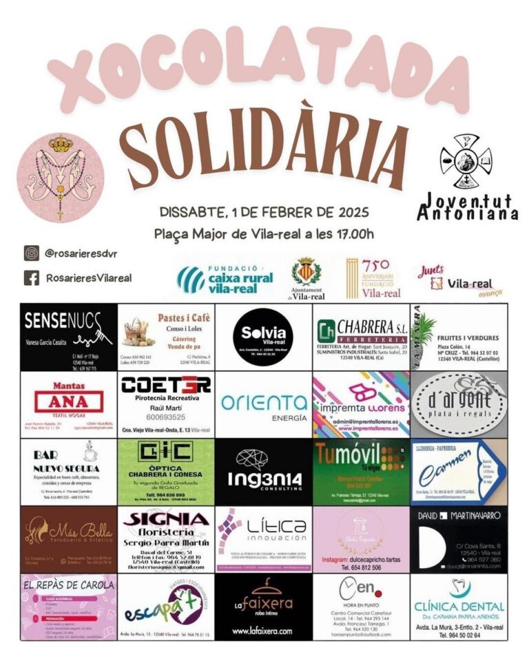 La xocolatada solidària més esperada arriba aquest dissabte a Vila-real