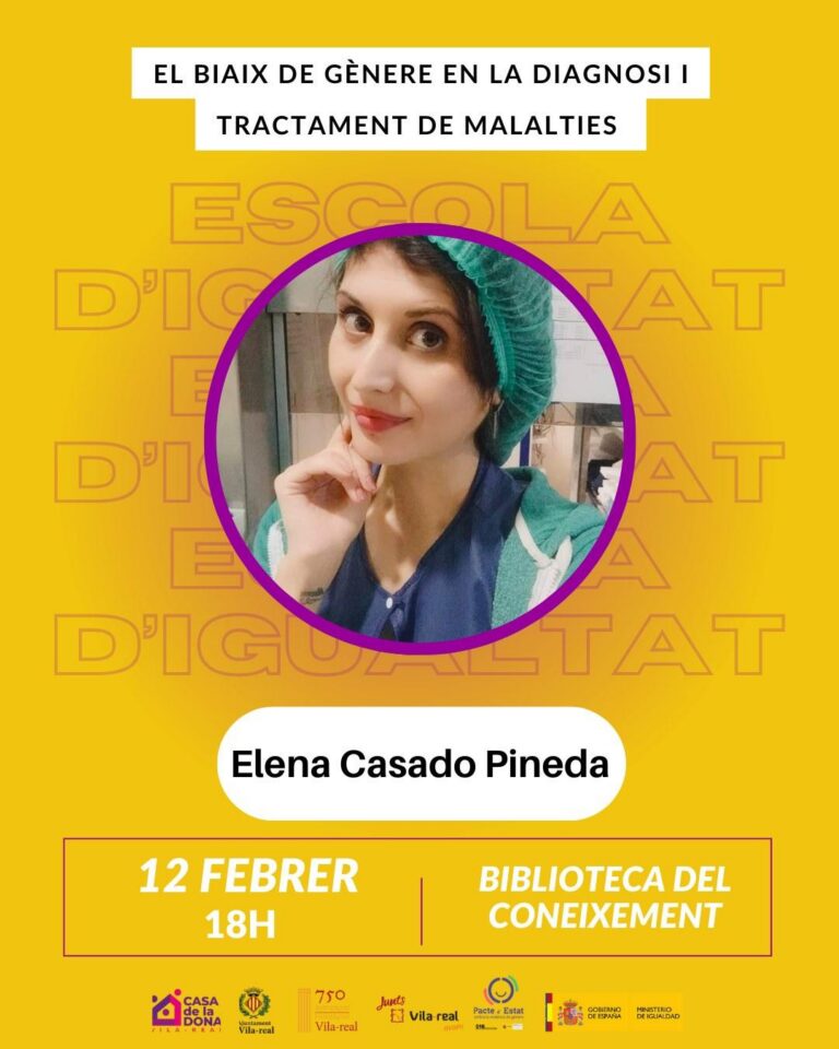 La Escola de la Igualtat organitza una xarrada sobre el biaix de gènere en la sanitat