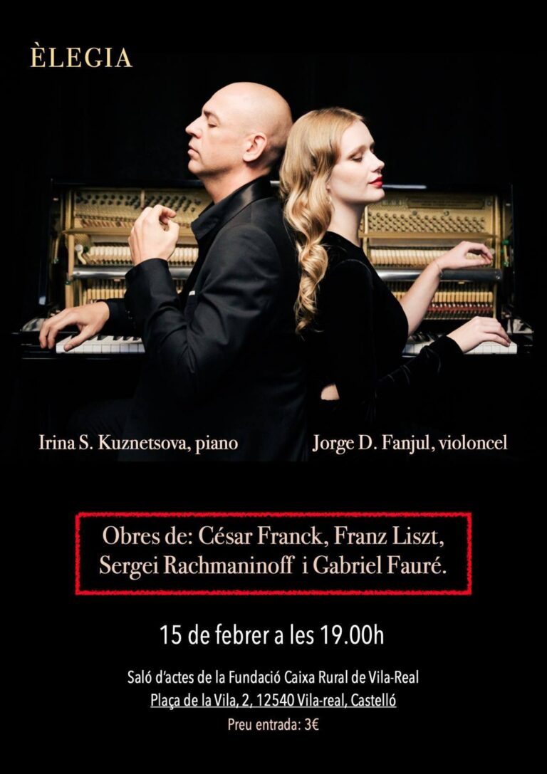 Un viatge musical amb obres de Franck, Liszt, Rachmaninoff i Fauré