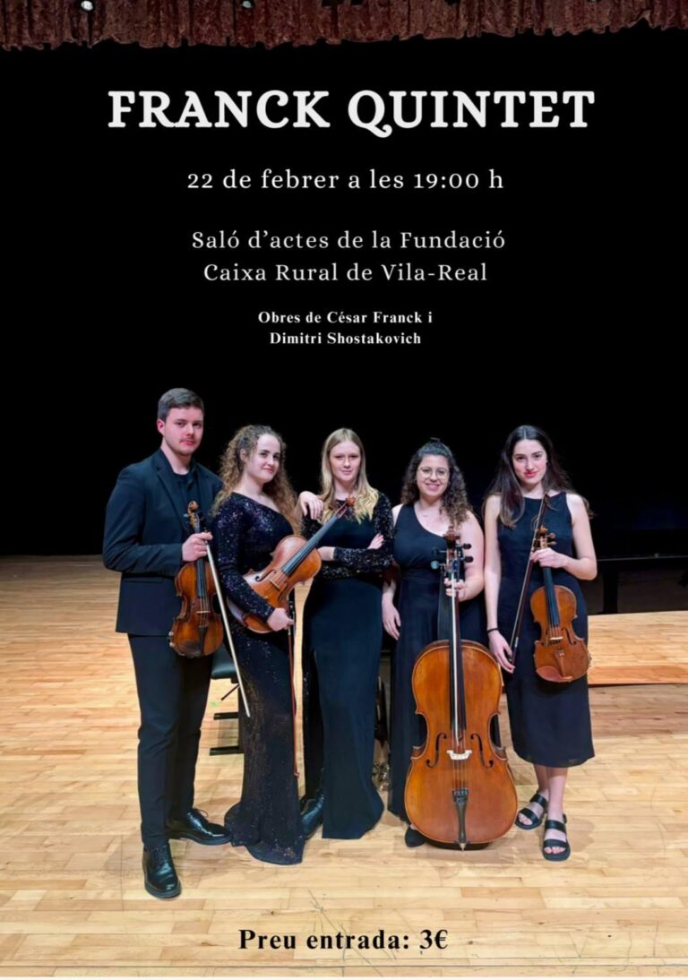 El Franck Quintet actuarà a Vila-real