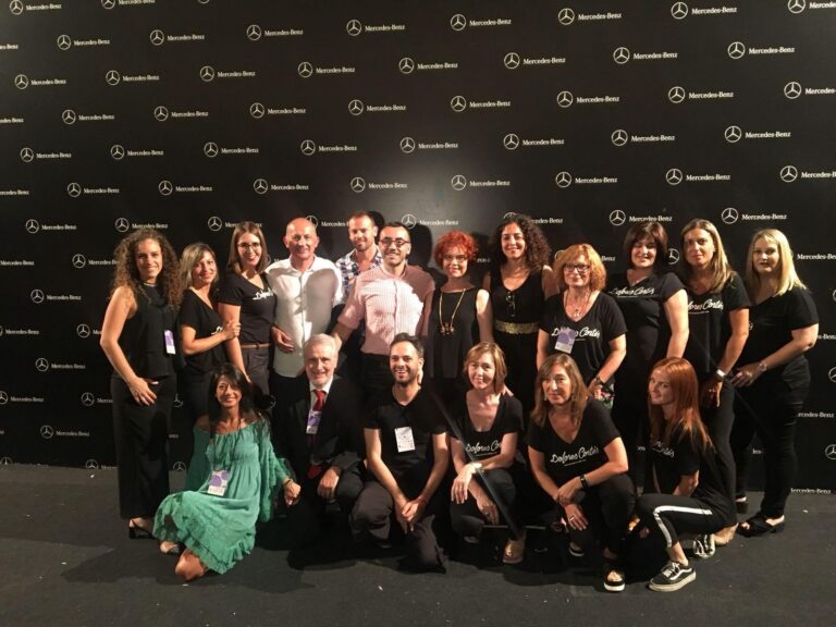 Benlloch i Valverde acompanyen l'empresa Dolores Cortés en la Mercedes Fashion Week