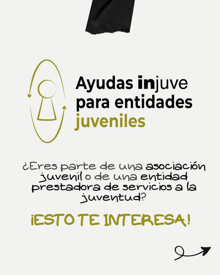 Injuve obri la convocatòria d’ajudes 2025 per a entitats juvenils