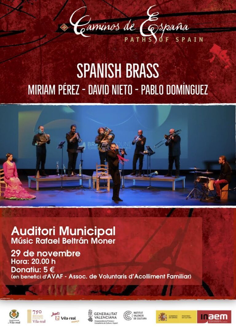Vila-real celebra un cap de setmana musical amb Spanish Brass i l’Orquestra de Pols i Pua