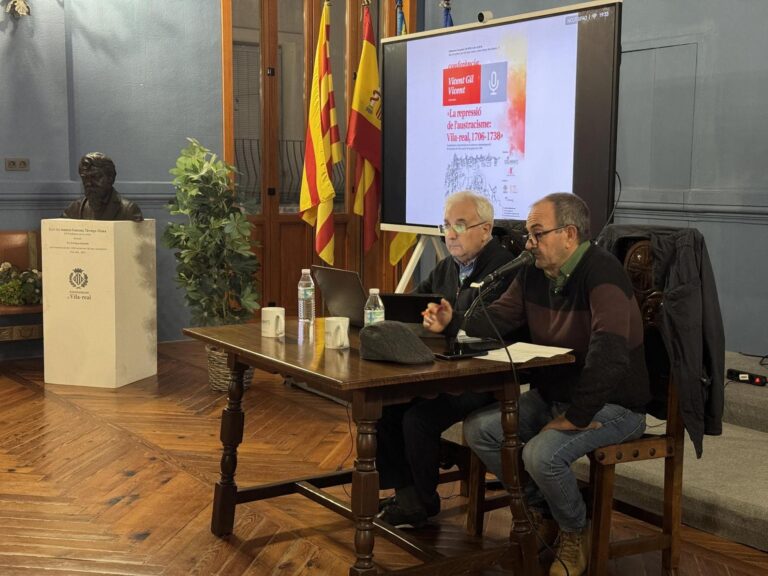 Vila-real rememora la seua història amb la conferència ‘La repressió de l’austracisme: Vila-real, 1706-1738’