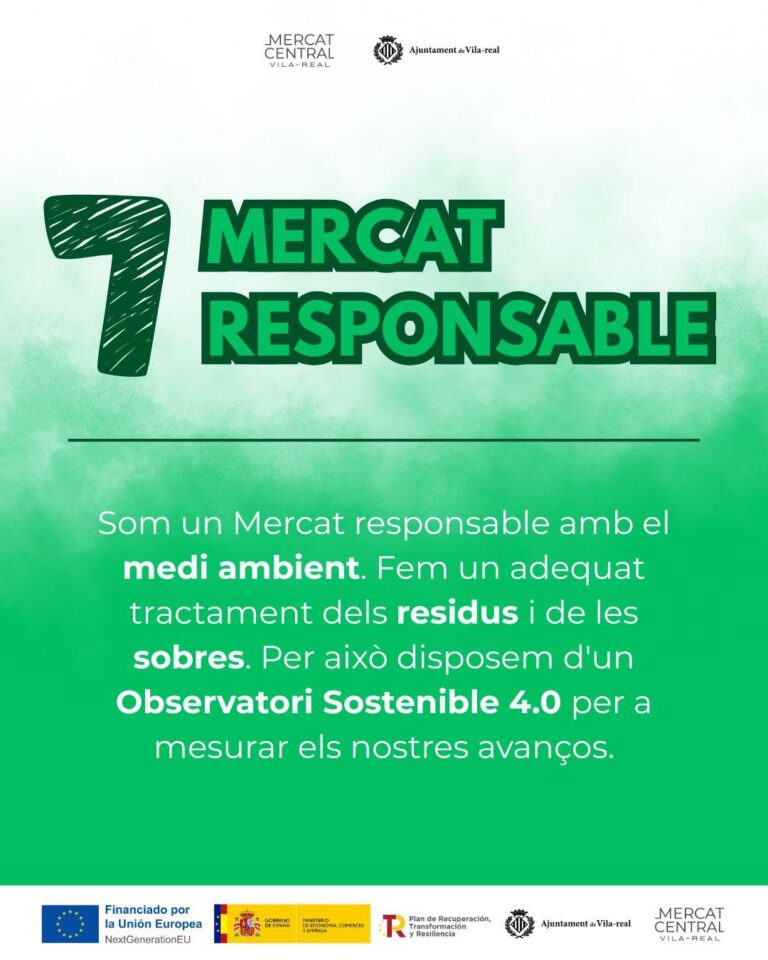 El Mercat Central aposta per la sostenibilitat amb l’Observatori Sostenible 4.0