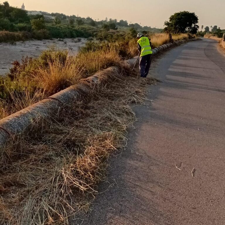 Vila-real reforça la prevenció d’incendis amb neteja de camins i avisos a propietaris