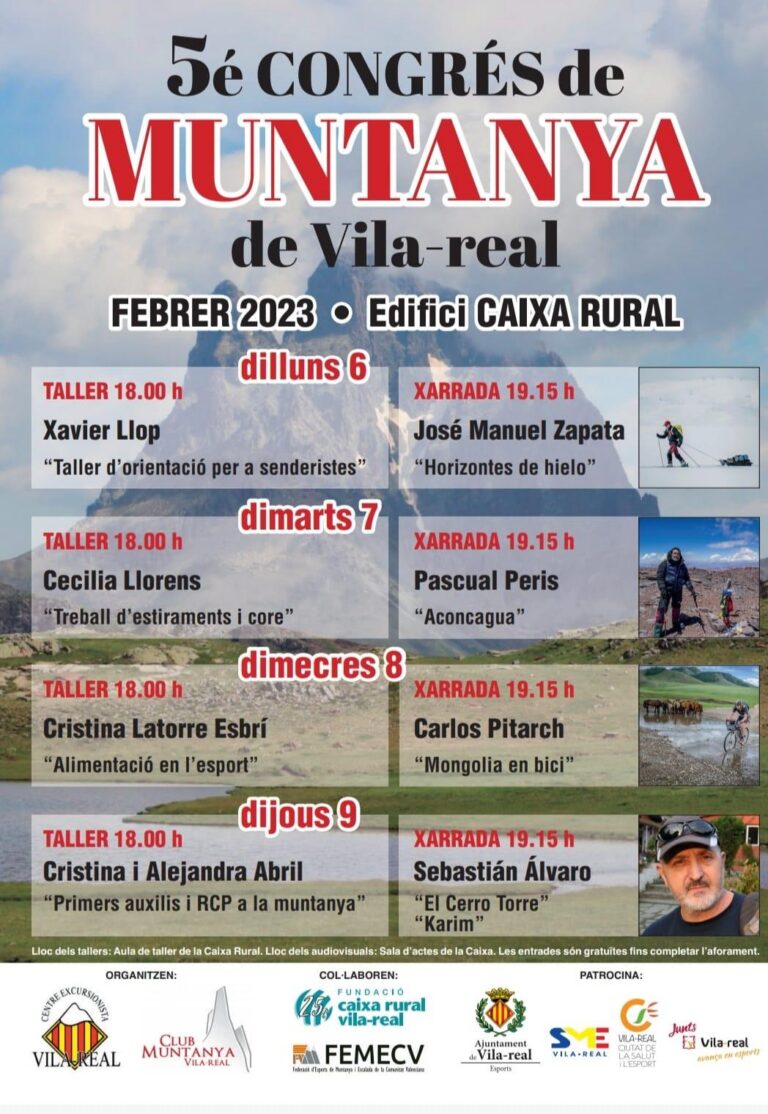 El Centre Excursionista i el Club de Muntanya organitzen el 5é Congrés de Muntanya