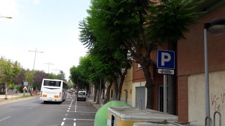 Millora de la mobilitat urbana amb la reordenació de pàrquing de l'avinguda Alemanya que serà de cordó