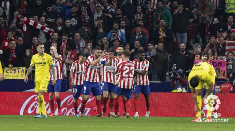 El Villarreal es va vore remuntat en el camp d’un Atlético de Madrid que va oferir la seua millor versió (3-1)