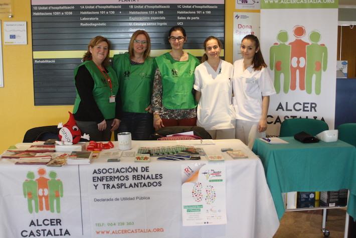 La Plana celebra junt amb Alcer Castàlia el Dia Mundial del Renyó amb una taula informativa 