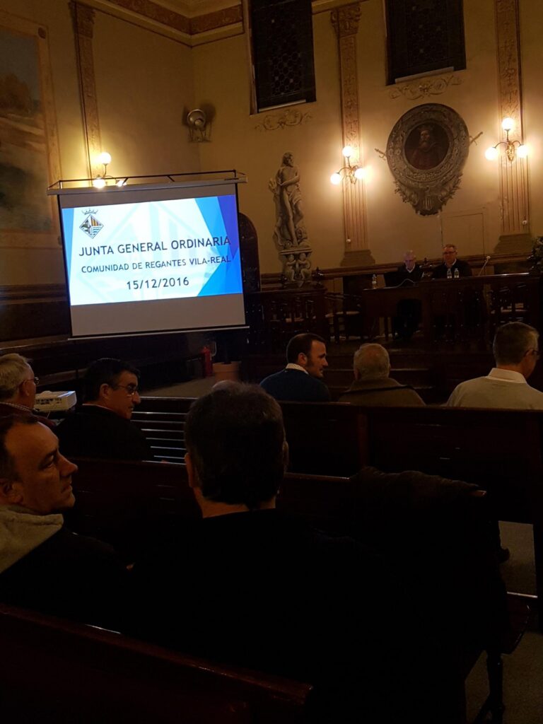 La Comunitat de Regants de Vila-real tanca en 2,3 milions el seu pressupost de 2017