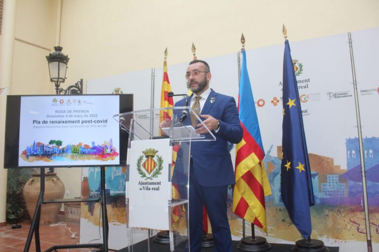Benlloch presenta el Pla Renaixement post-covid: Les noves mesures que beneficien als vila-realencs