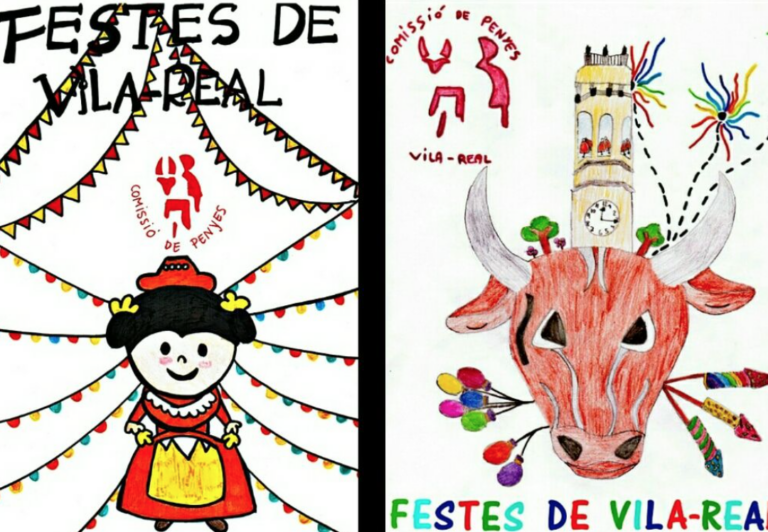 Dos alumnes de 5é del Bisbe Pont i Pius XII guanyen el concurs de portades de la Comissió de Penyes