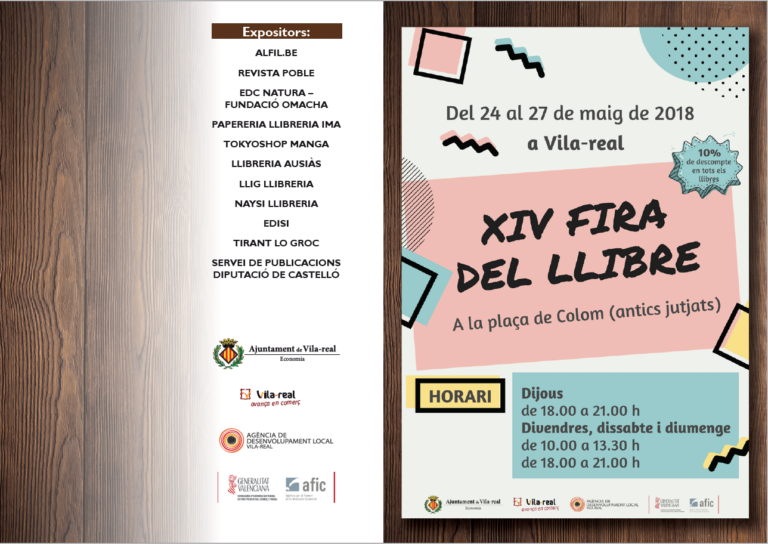 La  XIV Fira del Llibre pren per segon any la plaça de Colom amb una desena d’expositors i una trentena d’activitats