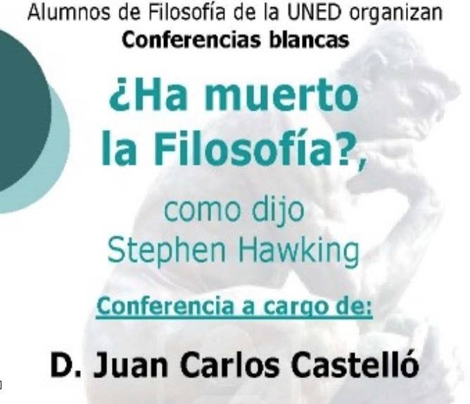 La UNED analitza la situació actual de la Filosofia al cicle Conferencies Blanques 