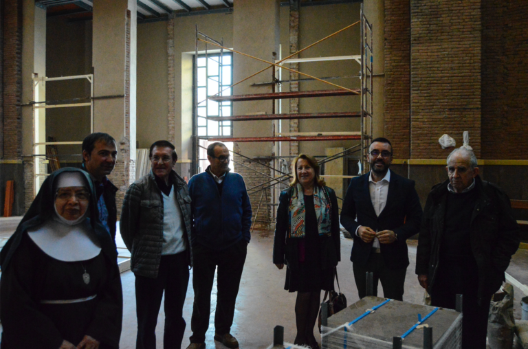 Les obres de la basílica de Sant Pasqual es troben en ple procés d'adequació del cor i nàrtex