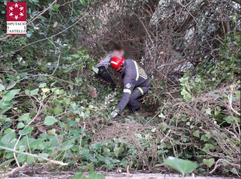 Cau un menor a una zona de vegetació del riu Millars a Vila-real mentre circulava amb bici