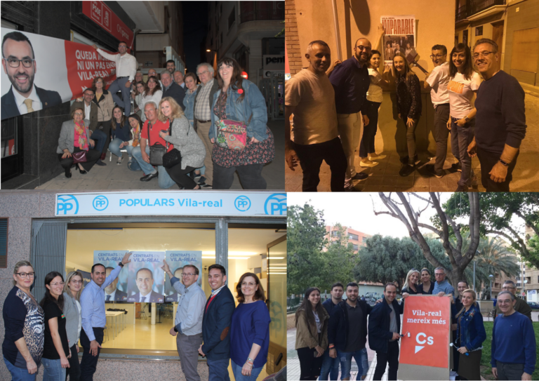 Arranca oficialment la campanya electoral i els partits peguen de forma simbòlica els seus cartells