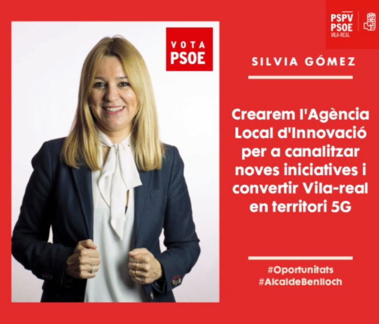 El PSOE crearà l'Agència Local d'Innovació per a convertir Vila-real en territori 5G