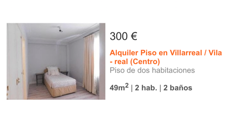 Has vist un anunci oferint un lloguer al carrer Santa Caterina per un mòdic preu? Segurament siga una estafa