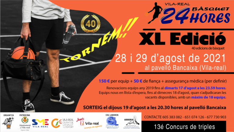 La ciutat viurà 24 hores ‘non stop’ de bàsquet per 40é any de la mà de la penya La Merla 