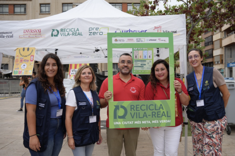 Recicla Vila-real, la campanya per incentivar el reciclatge a Vila-real, també ix de festa