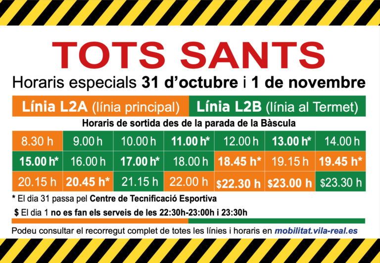 Dispositiu especial de transport i reforma de nínxols per Tots Sants