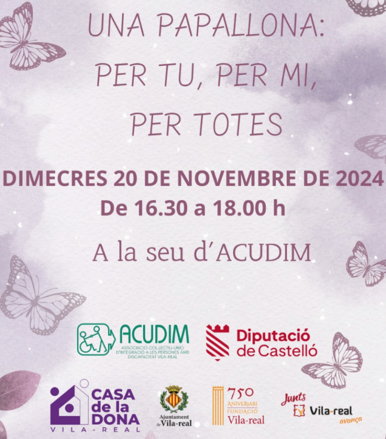 Vila-real prepara el 25N amb dues activitats molt especials