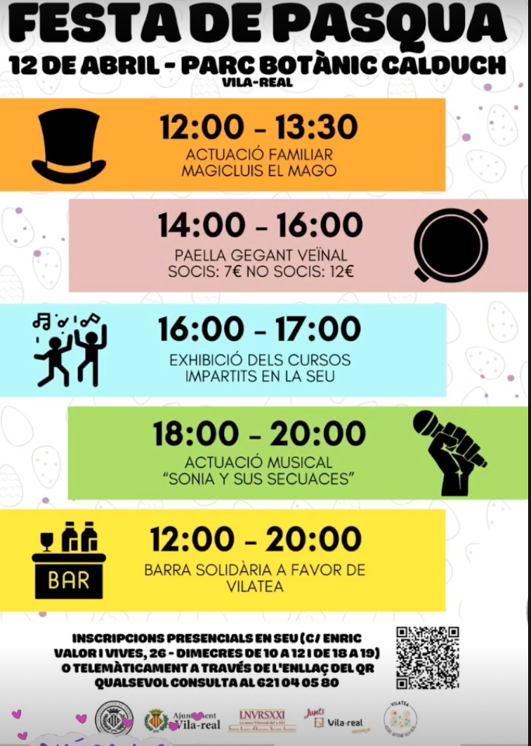 Vila-real celebrarà la Festa de Pasqua al Parc Botànic Calduch