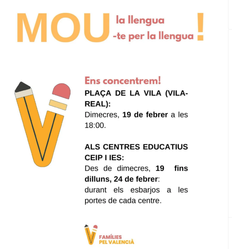 ‘Mou la llengua’ continua a Vila-real amb activitats a favor del valencià