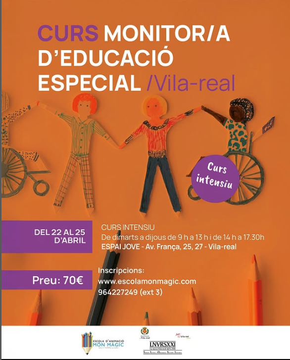 Curs intensiu de monitor/a d’educació especial