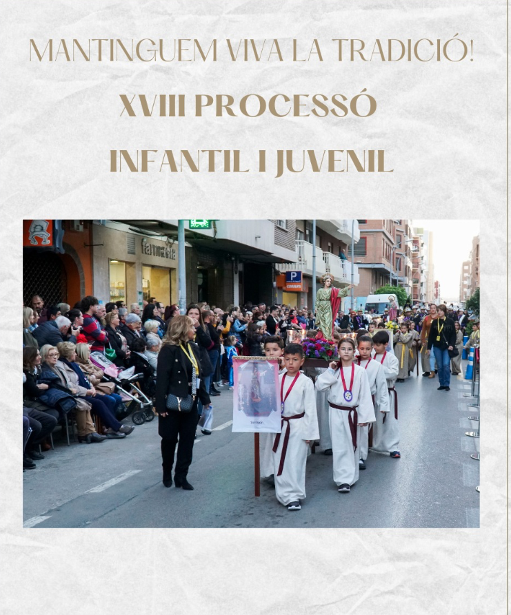 Vila-real celebra la XVIII Processó Infantil i Juvenil
