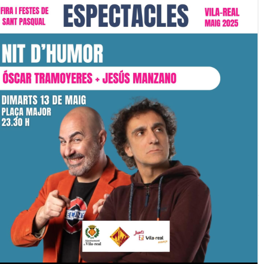 L’humor arriba a la Plaça Major per a les Festes de Sant Pascual 2025