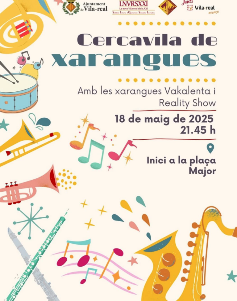 Gran cercavila de xarangues per a acomiadar les Festes de Sant Pasqual