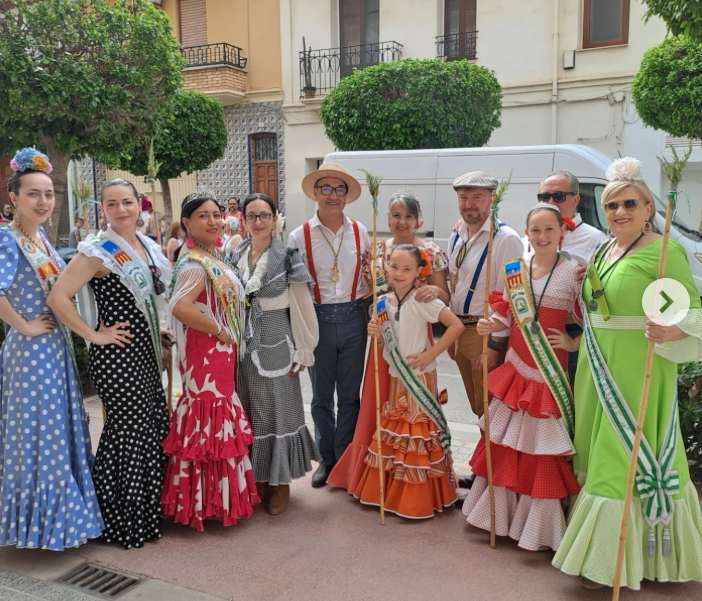 La Romeria del Rocío d’Alboraia ompli de devoció i alegria els camps del Carraixet fins al Miracle dels Peixets