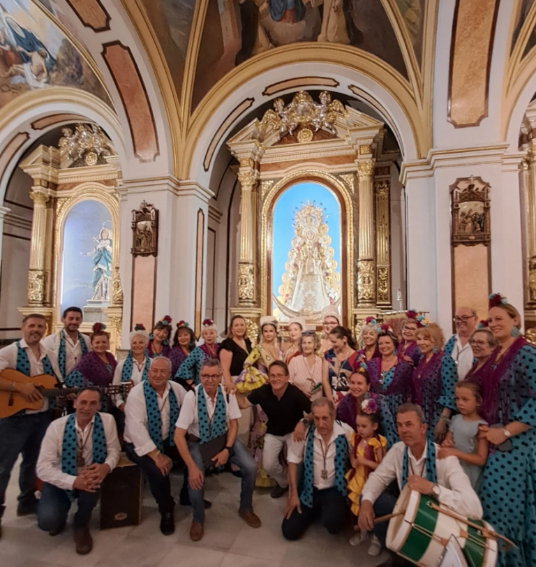 La Casa d’Andalusia participa en la missa rociera mensual de FECACV