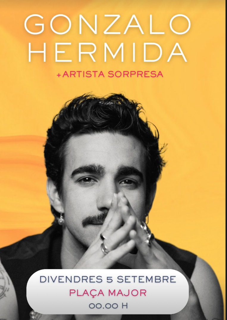 Gonzalo Hermida actuarà a Vila-real per les festes de la Mare de Déu de Gràcia