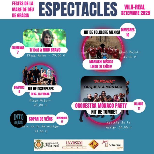 Vila-real encén la festa amb música, disfresses i folklore mexicà