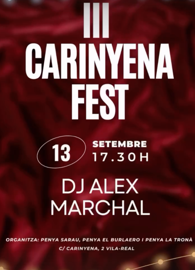 El Carinyena Fest torna amb la seua tercera edició carregada de ritme