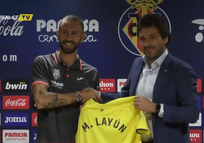 Layún: “M'encantaria formar part de l'equip que guanye el primer títol per al Villarreal”