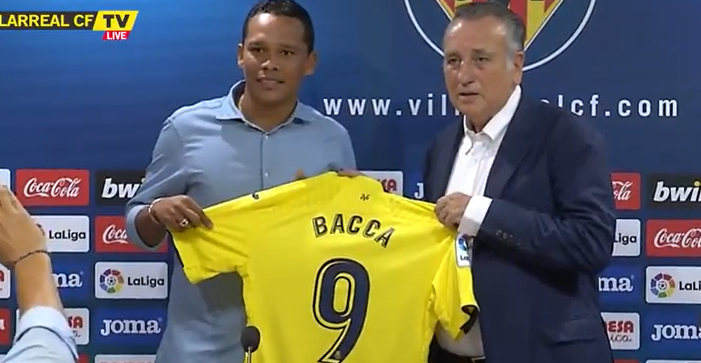 Bacca: “És una nova aventura venir a un gran club com el Villarreal, a una gran família”